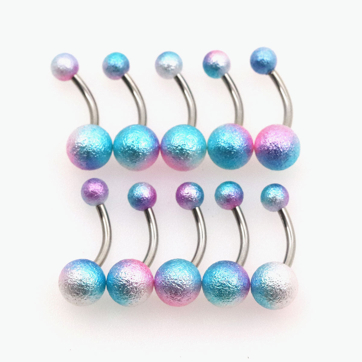 AB Color Belly Button Piercing - 14G