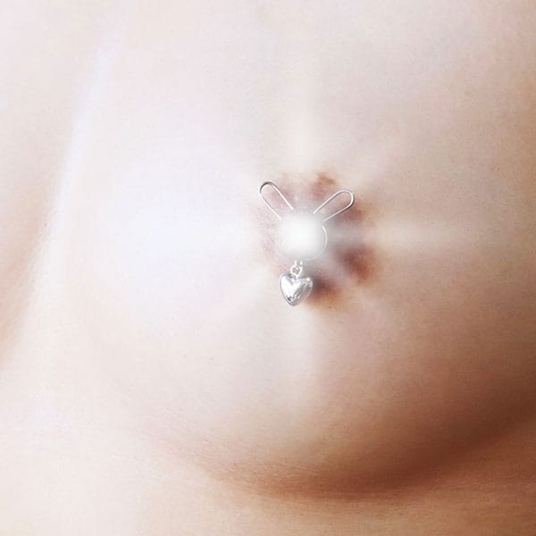 rabbit nipple ring