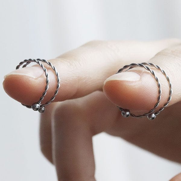 PiercingArt Non Piercing Non Piercing Nipple Jewelry - Spiral Clip (A Pair）